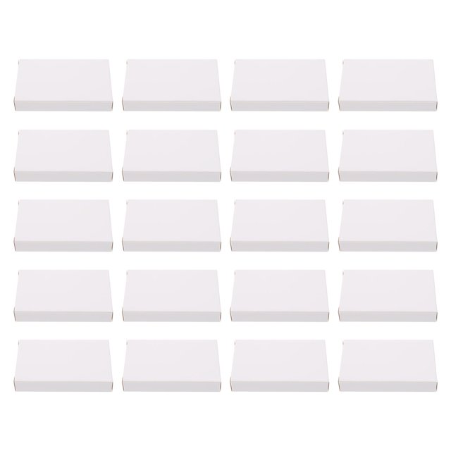 UPOUART 30pcs Cardboard Boxes Flat Paper Holders For Business Shipping Durable And Recyclable Packaging For Office Use
