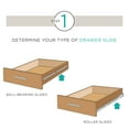 thumbnail image 7 of Liberty Hardware, Bottom Mount Drawer Slide with Hinge Included, 15.7 Inches, 7 of 7