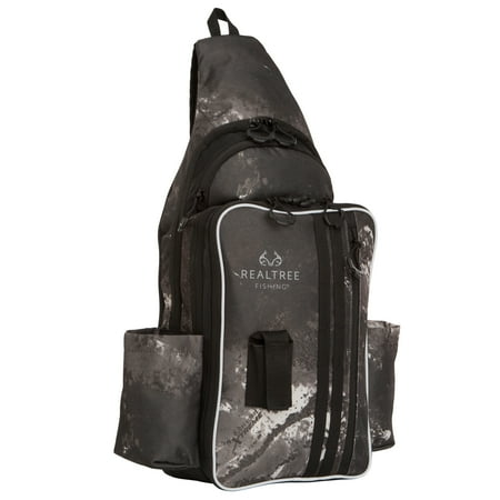 Realtree Aspect Fishing Tackle Sling Midnight Tackle Backpacks