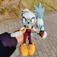 thumbnail image 5 of Nuevos juguetes de muñecos de dibujos animados de Sonic, Anime Kawaii, Amy Silver Knuckles, Yoshi, mochila de peluche, muñeco de relleno bonito, regalo de cumpleaños y Navidad para niños, 5 of 5