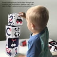 thumbnail image 4 of Gwong Juguete 4pcs Baby Blocks Lindo Patrón Early Learning Kids Creative Kids Blocks Blocks de juguete para niños pequeños Gwong 30012571, 4 of 6