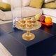 thumbnail image 5 of ADDHAT Elegant Golden Iron Cake Tray Para Postres Y Snacks Con Base Elevada, 5 of 5