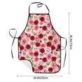thumbnail image 2 of Pofeuu Rose Flowers Print Aprons with Pockets, Cute Aprons for Kitchen, Cooking, Server, Barber, Chef Apron, 2 of 7