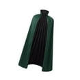 thumbnail image 4 of Capa de Halloween Capa de mago Capa de para niños Disfraz de Halloween para adultos Verde 75 cm, 4 of 8