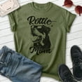 thumbnail image 2 of Rottie Mom T-shirt, Unisex Women's Shirt, Rottweiler Owner, Best Dog Mom Gift, Heather Military Green, X-Large, 2 of 6