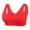 Red, variant on Elainilye Fashion Women's Front Closure Bras Traceless Gathering Bra Comfortable Breathable Front Buckle Bra Underwear,Red