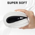 thumbnail image 5 of Comwarm Sport Flip Flops for Women, Comfortable Walking House Thong Sandals Slippers for Summer, Black White, 5 of 7