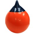 thumbnail image 4 of NEH Heavy-Duty Ultra Durable Inflatable Vinyl Water Buoy Boat Fender- For Mooring, Anchoring, Marking - 8" Diameter x 11" Height, 4 of 7