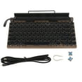 thumbnail image 2 of Mechanical Keyboard, 2000mA Battery Adjustable Brightness Wear Resistance Unique Design Computer Keyboard Easy Operation  For Home For Office For School, 2 of 8