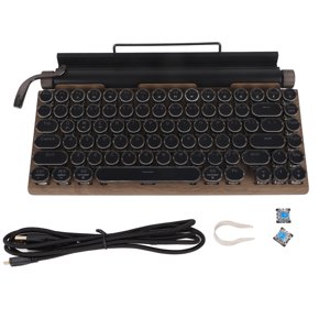 Clavier mécanique, 2000mA Batterie Ordinateur clavier conception unique réglable Luminosité pour bureau pour école pour maison