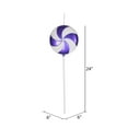 thumbnail image 2 of Vickerman 24 Pouces Sucette de Noël Violette-Blanche, 2 of 2