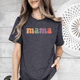 thumbnail image 3 of Mama Shirt Women Colorful Bubble Letter Graphic Tee Cute Mothers Day Gift Top, 3 of 6