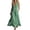 Army Green, variant on Women's Gingham Tank Dress Summer Loose V-Neck Button Front Maxi Dress Flowy Casual Vcation Sleeveless Dress with Pockets Pink