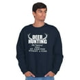 thumbnail image 5 of Deer Hunting Definition Antlers Unisex Plus Size Sweatshirt Brisco Brands 2X, 5 of 6