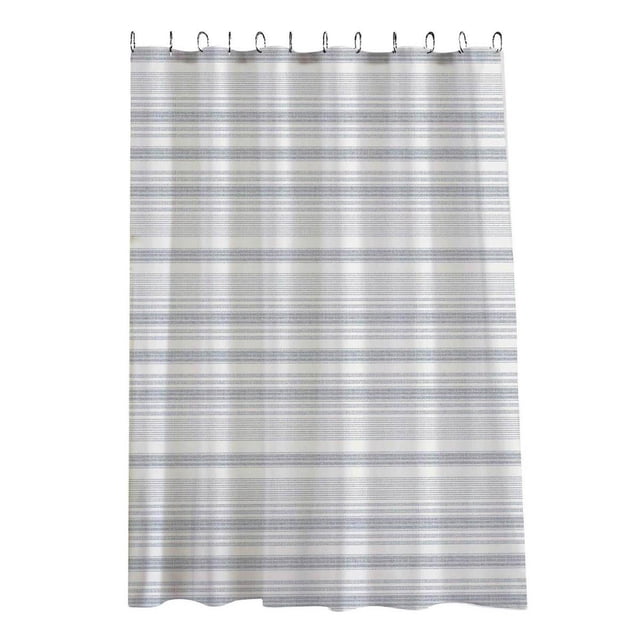 Cortina Para Baño Penhaus Extravagance Poliéster Blanco 1.80