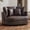 Brown, variant on Arouseden 55" Extra Large Barrel Chair with 3 Cushions and 2 Throw Pillows,Navy Small Loveseat Sofa,Oversized Chenille Single Sofa Chair for Living Room