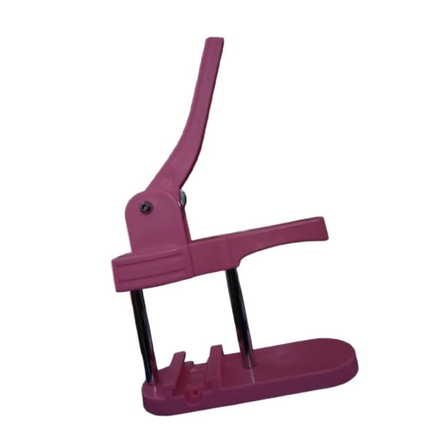 Máquina para hacer botones, insignias, prensa perforadora, máquina para hacer pins, suministros portátiles para manualidades, máquina de prensa hecha Tipo de tracción izquierda-derecha