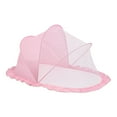 thumbnail image 4 of Abbracc Filet de Berceau Filet Anti-Punaises de Lit Pliable Léger Literie Bébé Complet m Rose, 4 of 9