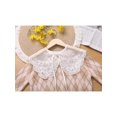 thumbnail image 5 of INSPIRE CHIC Detachable Fake Collar, Rhinestone Little Shawl Mini Cape Choker Necklace False Peter Pan Collar for Women Blouse One Size White-1, 5 of 5
