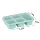thumbnail image 3 of Juego de fiambrera Bento para niños adultos | Recipientes de plástico para la preparación de comidas de 5 compartimentos | Apilable que ahorra espacio | Apto para lavavajillas en microondas | Verde, 3 of 6
