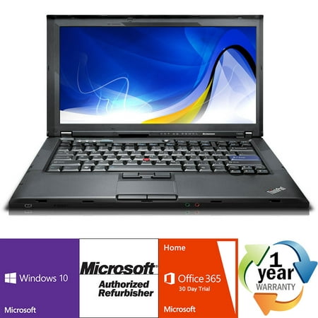 REFURBISHED Lenovo ThinkPad T410 i5 2.4GHz 8GB 320GB CMB Windows 10 Pro 64 Laptop (Best Thinkpad For Students)