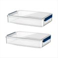 thumbnail image 3 of 2 Cajas de Plástico Portátiles para Proyectos de 5,5 Qt, 9 X 13 Pulgadas, con A Presión, Transparentes, Apilables y con Tapa., 3 of 5