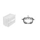 thumbnail image 1 of Dispensador De Pañuelos De Acrílico Moderno Y Dulcero De Calabaza De Cristal Combinados Para Una Solución De Almacenamiento Elegante En El Baño Y La Cocina., 1 of 8