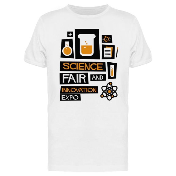 Science Fair And Innovation Expo T-Shirt Men -Image by Shutterstock, Male x-Large