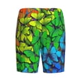 thumbnail image 2 of Lsque Rainbow Butterflies Mens Sleep Pajama Shorts,Short Pajama Pants, Cotton Ultra-Soft Knit-XX-Large, 2 of 9