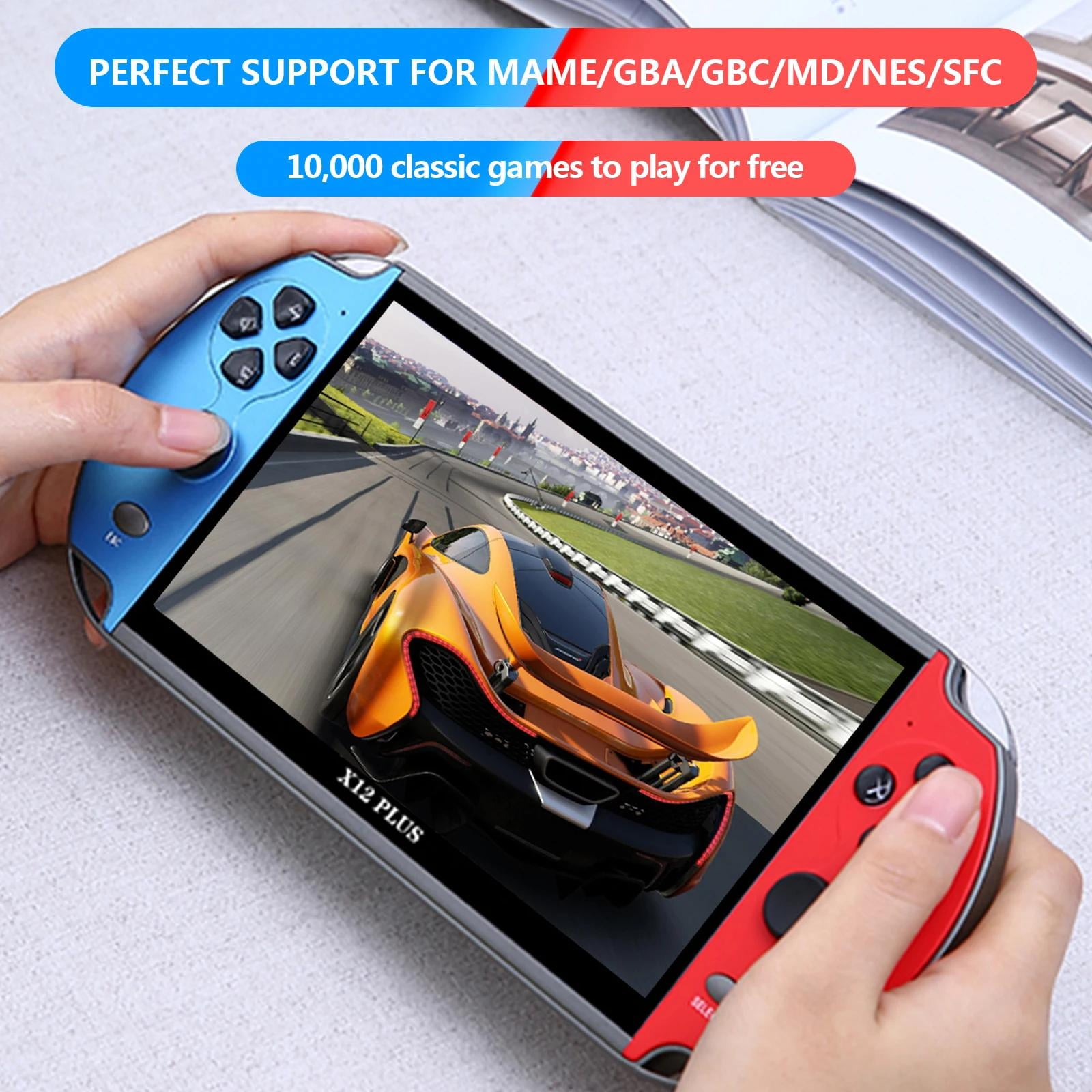 X7/X12 Plus  In 10,000 Classic  Games 4.3/5.1/7.1 Inch HD Screen Handheld Portable Audio Video Player