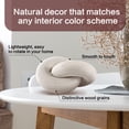 thumbnail image 2 of MINCORD Mesa de centro redonda con nudo de madera, decoración de estante, decoración de cadena de madera, decoración de mesa de centro, decoración bohemia, decoración del hogar para sala de estar, gra, 2 of 5