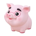 thumbnail image 2 of Hucha de Cerdo Estatua de Cerdo Hucha Botellas pequeñas, Novedad, Olla de Ahorro, Contenedor de Dinero Caja de Ahorro de Dinero para Bar Café Escritor Ojos abiertos, 2 of 9