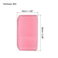 thumbnail image 2 of Uxcell Roues de Patin à Roulettes 32 x 58 mm avec Roulements 82A Remplacement de Quad, Rose, Lot de 4, 2 of 7