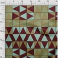 thumbnail image 3 of oneOone Cotton Flex Brown Fabric Geometric Sewing Fabric By The Yard Printed Diy Clothing Sewing Supplies 40 Inch Wide, 3 of 4