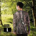 thumbnail image 2 of Camiseta de manga larga para hombre Ropa de secado rápido para acampar deportes al aire libre (L), 2 of 8