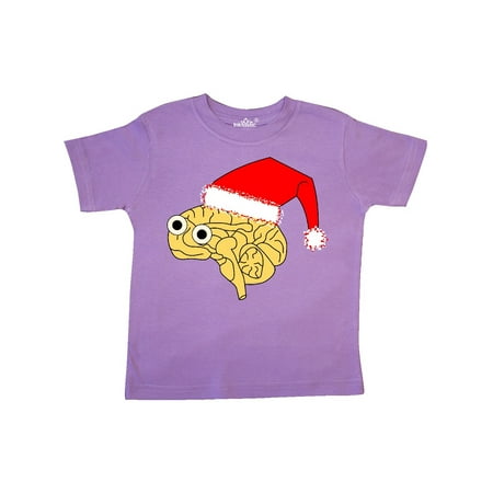 

Inktastic Santa Hat Brain Gift Toddler Boy or Toddler Girl T-Shirt