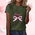 thumbnail image 2 of RKSTN Valentines Gift Valentine Shirts for Women Oversized Crewneck Valentine's Day Graphic Print Short Sleeve T Shirts Pullover Top Womens Casual Round Neck Plus Size Loose Comfy Summer Tee Shirts, 2 of 6