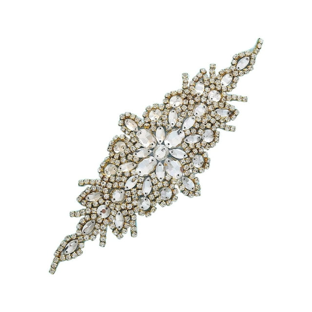 Cinturón de novia, accesorios para cinturón, adornos nupciales de diamantes de imitación, decoración de boda para disfraz, , fiesta, Oro