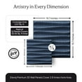 thumbnail image 2 of 19.7" x 19.7" 3D PVC Wall Paneling , Panel for Modern Decor (Set of 12), 2 of 5
