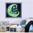 thumbnail image 4 of Pesadilla de Halloween Jack y Sally y la Luna, juego de puntos de punto de cruz, manualidades, decoración del hogar, 13,7 X 13,7 pulgadas, 4 of 5