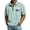Cyan, variant on Mens American Flag Patriotic Polo Shirts Blue M