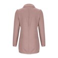 thumbnail image 4 of Dealovy Womens Corduroy Blazer Lapel Neck Button down Jackets Business Casual Outerwear with Pockets, 4 of 6