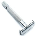 thumbnail image 4 of Parker Safety Razor 74R Butterfly Twist-to-Open Double Edge Safety Razor with 5 Parker Platinum Blades (Satin Chrome), 4 of 5