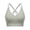 1-Light Green, variant on Arlun Strappy V-Neck Sports Bras for Women Adjustable Thin Shoulder Strap Soft Comfortable Seamless Wireless Bralettes Stylish Supportive Racerback Workout Yoga Bras White XL