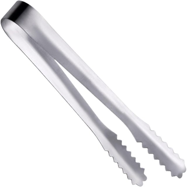Serving Tong - Stainless Steel Kitchen Tongs | Small Metal Ice cubee Clips | Small Stainless Steel Ice Clips With Teeth | Tea Party Coffee Bar Accessories Kitchen Tools For Food Serving And Cooking