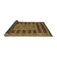 thumbnail image 2 of Ahgly Company Indoor Rectangle Abstract Brown Modern Area Rugs, 6' x 9', 2 of 4