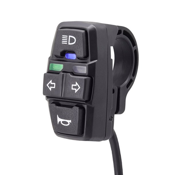 48V/36V Electric Bike Scooter Light Switch DK336 for Motorcycle Button Turn Signal Light48V He Qiyong unisex