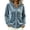 Blue #44, variant on WULMLEO Women's Hoodies Velvet Long Sleeve Hooded Zip Up Oversized Jackets Casual Pullover Tops Plus Size Fall Sweaters Coats with Pockets Black S