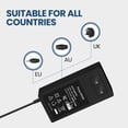 thumbnail image 2 of PowerHOOD 12V Replacement Adapter Compatible with MeoWant Self Cleaning Cat Litter Box LR01 MW-LR01 APP Control Automatic Litter Box for Multi Cats, 2 of 3