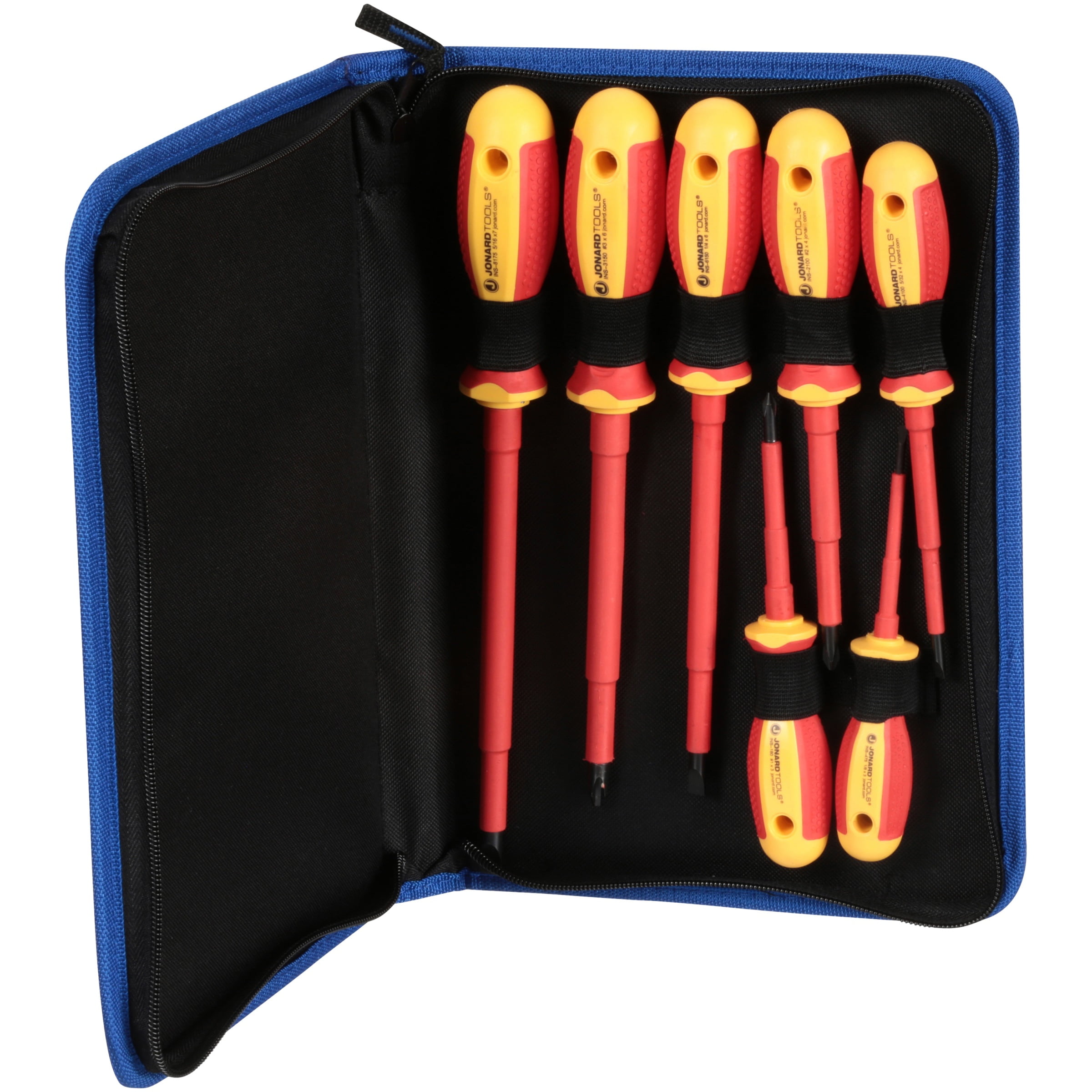 Jonard Tools® Insulated Screwdriver Set 7 pc Box